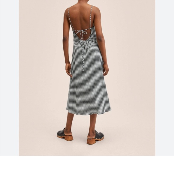 Mango Silver Gray Strapless Slip Dress Casual - Picture 2 of 5